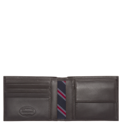 Ανδρικό Πορτοφόλι Καφέ Δέρμα AM0AM00651-041 Tommy Hilfiger