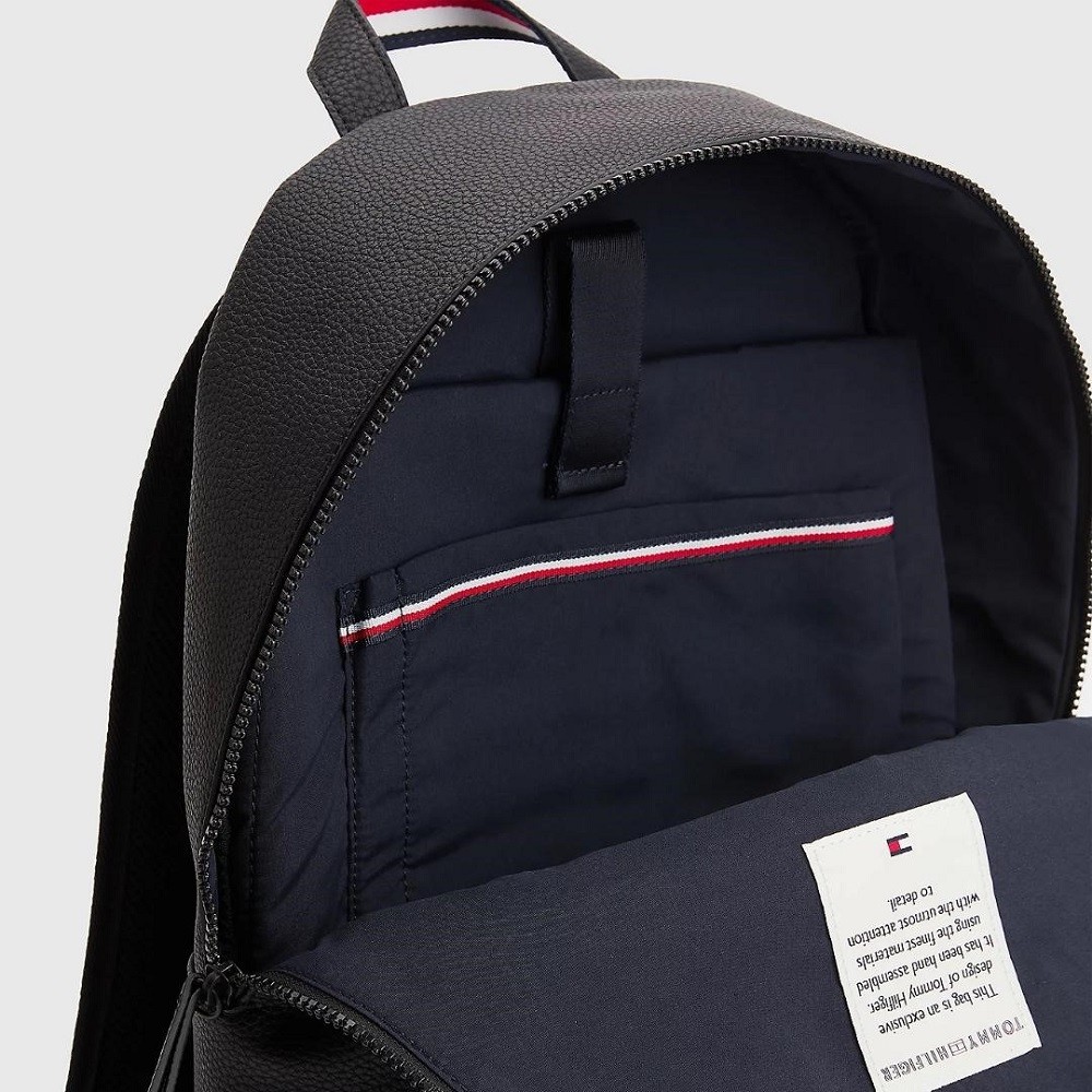 TOMMY HILFIGER</br>Ανδρική Τσάντα Backpack Μαύρο AM0AM09503-BDS Tommy Hilfiger