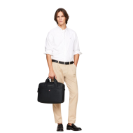 Ανδρική Τσάντα Laptop Μαύρο AM0AM09507-BDS Tommy Hilfiger