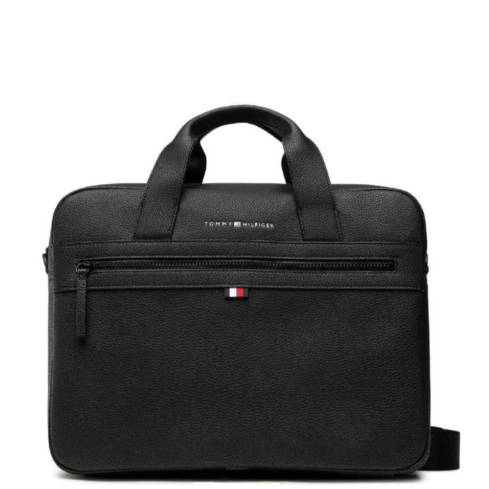 TOMMY HILFIGER</br>Ανδρική Τσάντα Laptop Μαύρο AM0AM09507-BDS Tommy Hilfiger