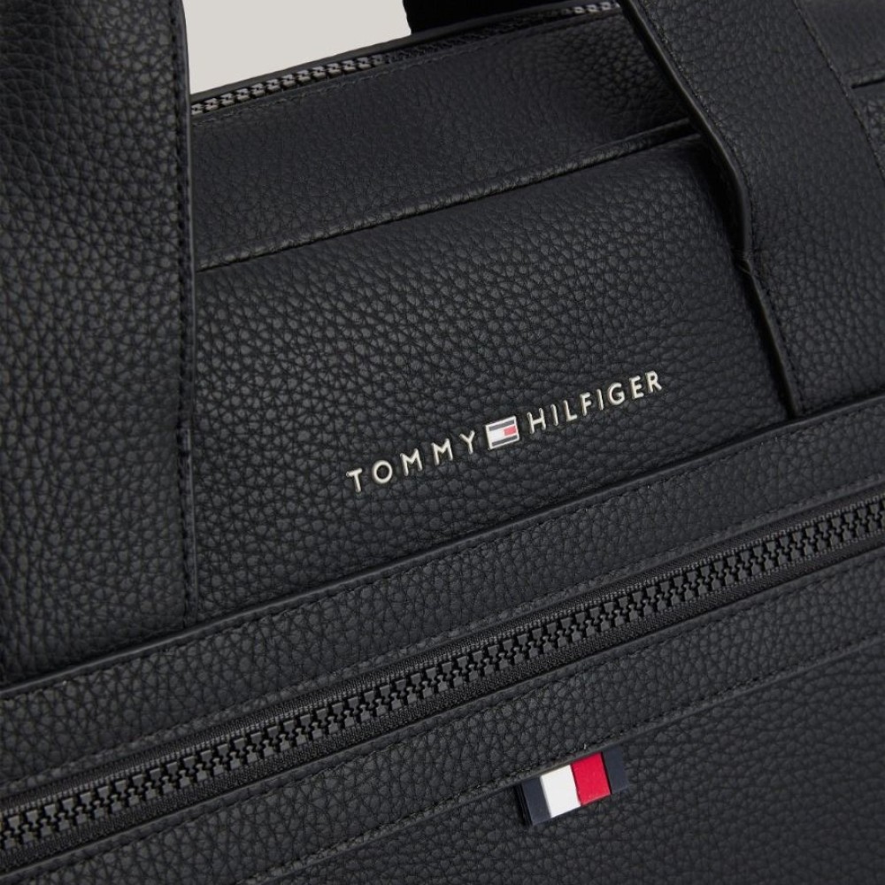 TOMMY HILFIGER</br>Ανδρική Τσάντα Laptop Μαύρο AM0AM09507-BDS Tommy Hilfiger