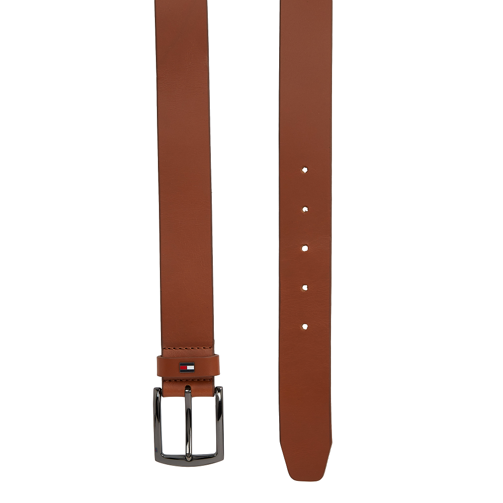 TOMMY HILFIGER</br>Ανδρική Ζώνη Ταμπά Δέρμα AM0AM11455-GB8 Tommy Hilfiger
