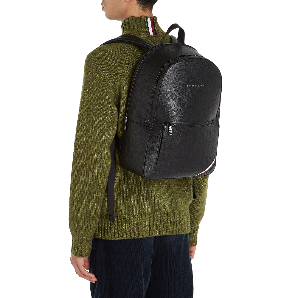 TOMMY HILFIGER</br>Ανδρική Τσάντα Backpack Μαύρο AM0AM11538-BDS Tommy Hilfiger