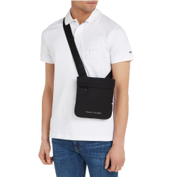 Ανδρική Τσάντα Crossbody Μαύρο AM0AM11785-BDS Tommy Hilfiger