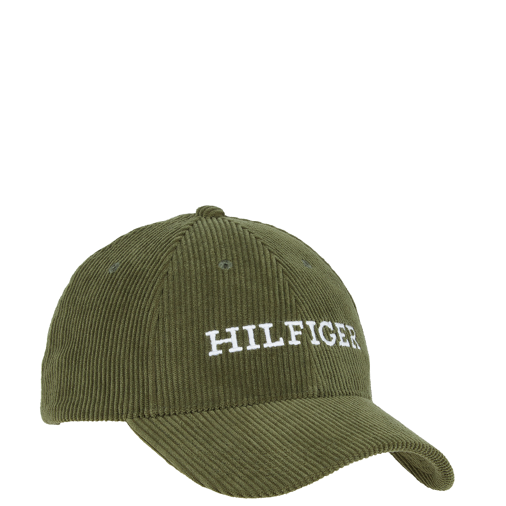 TOMMY HILFIGER</br>Ανδρικό Καπέλο Χακί Κοτλέ AM0AM11990-RBN Tommy Hilfiger