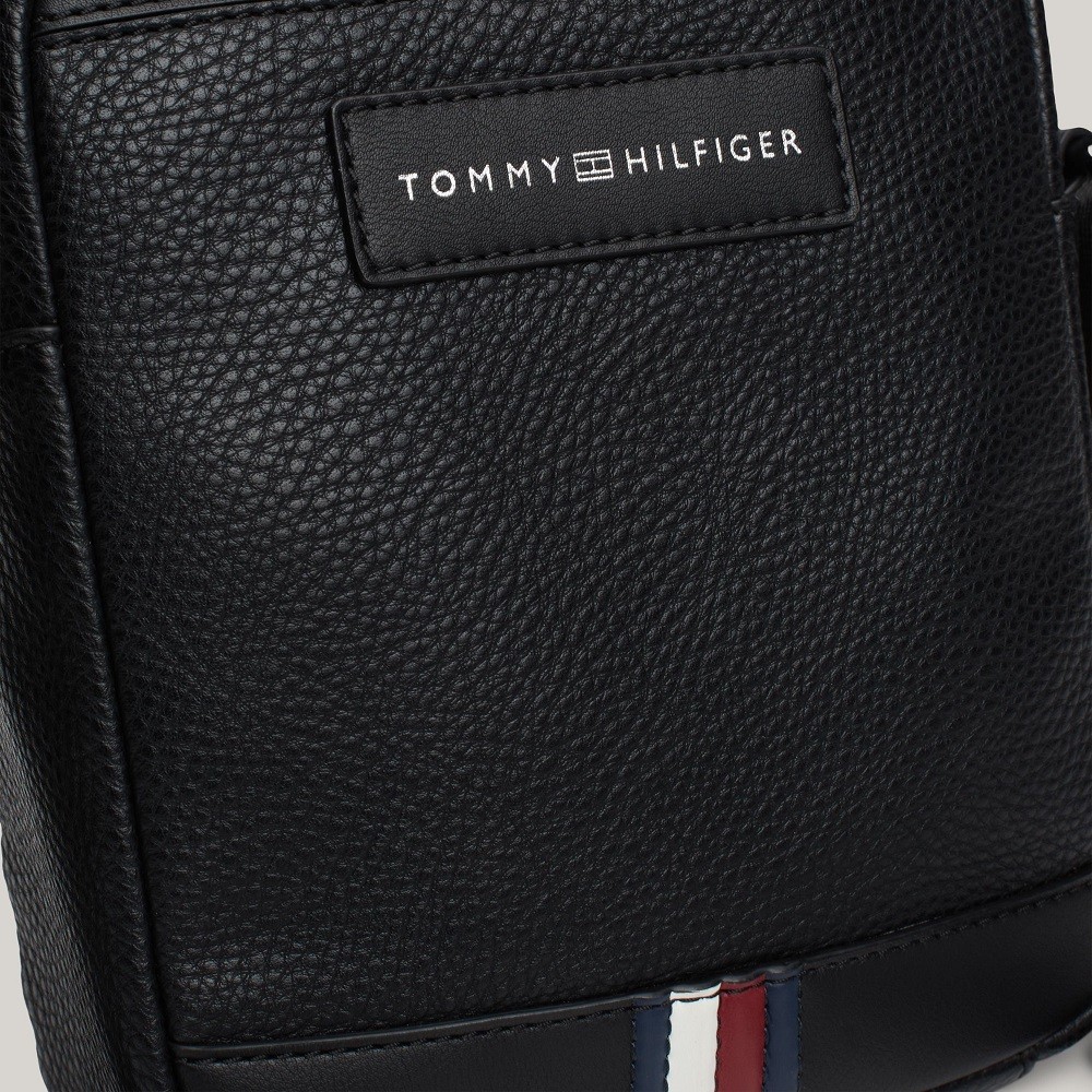 TOMMY HILFIGER</br>Ανδρική Τσάντα Crossbody Μαύρο TH Business Mini Reporter Bag AM0AM12711-BDS Tommy Hilfiger