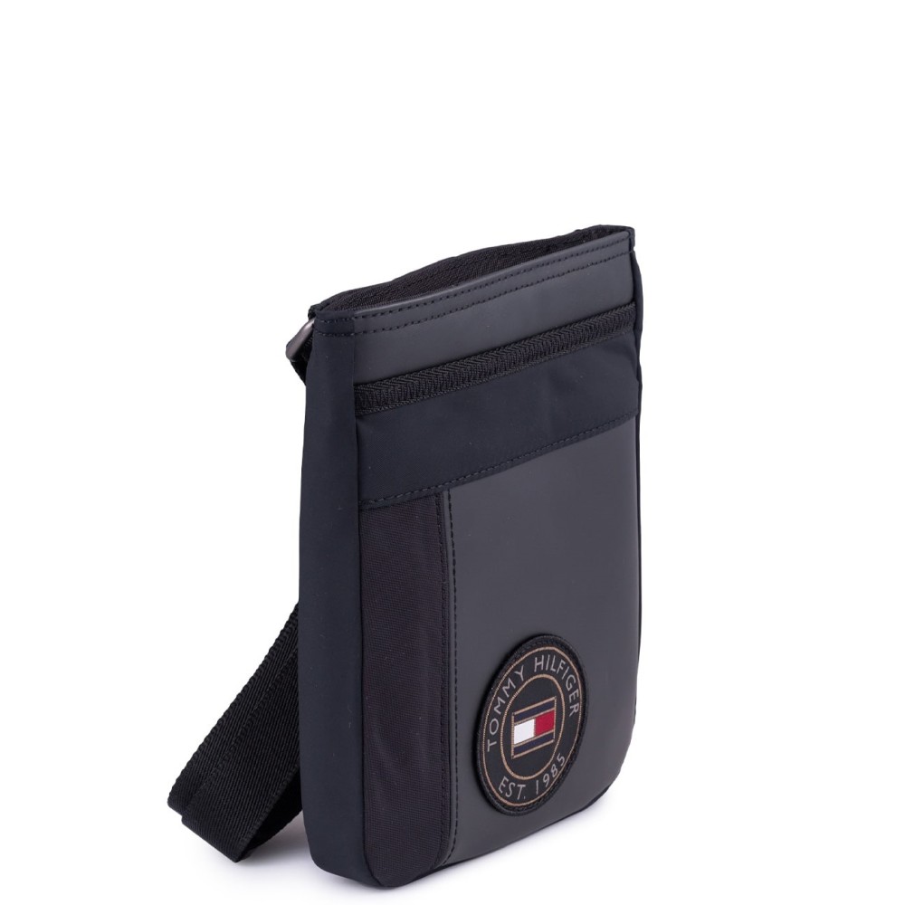 TOMMY HILFIGER</br>Ανδρική Τσάντα Crossbody Μαύρο TH Blocked AM0AM12717-BDS Tommy Hilfiger