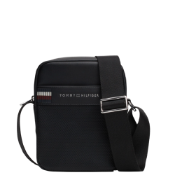 Ανδρική Τσάντα Crossbody Μαύρο Corporate Texture Mini Reporter Bag AM0AM12724-BDS Tommy Hilfiger