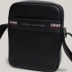 TOMMY HILFIGER</br>Ανδρική Τσάντα Crossbody Μαύρο Corporate Texture Mini Reporter Bag AM0AM12724-BDS Tommy Hilfiger