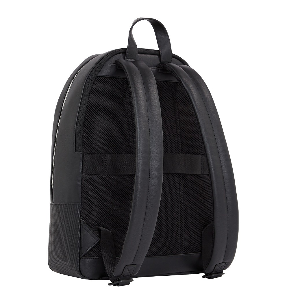 TOMMY HILFIGER</br>Ανδρική Τσάντα Backpack Μαύρο TH Corporate Texture Dome AM0AM12725-BDS Tommy Hilfiger