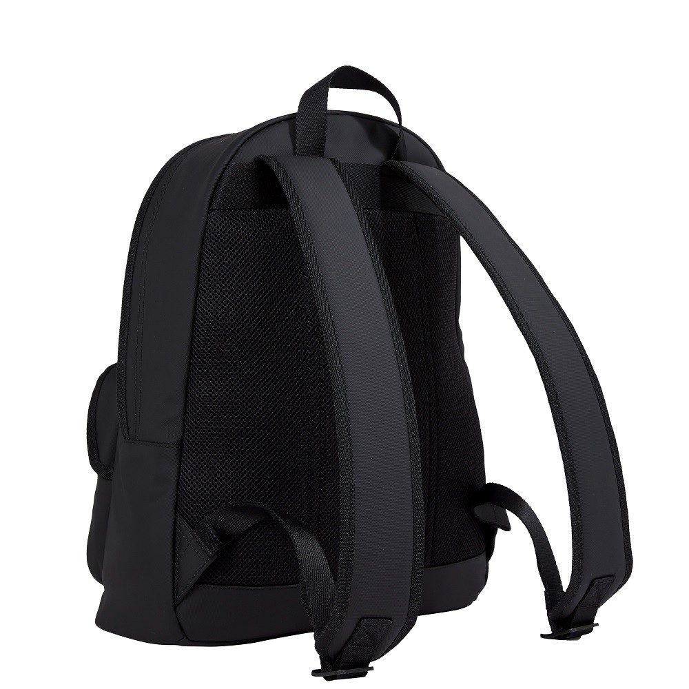 TOMMY HILFIGER</br>Ανδρική Τσάντα Backpack Μαύρο TH Corporate Woven Dome AM0AM12732-BDS Tommy Hilfiger