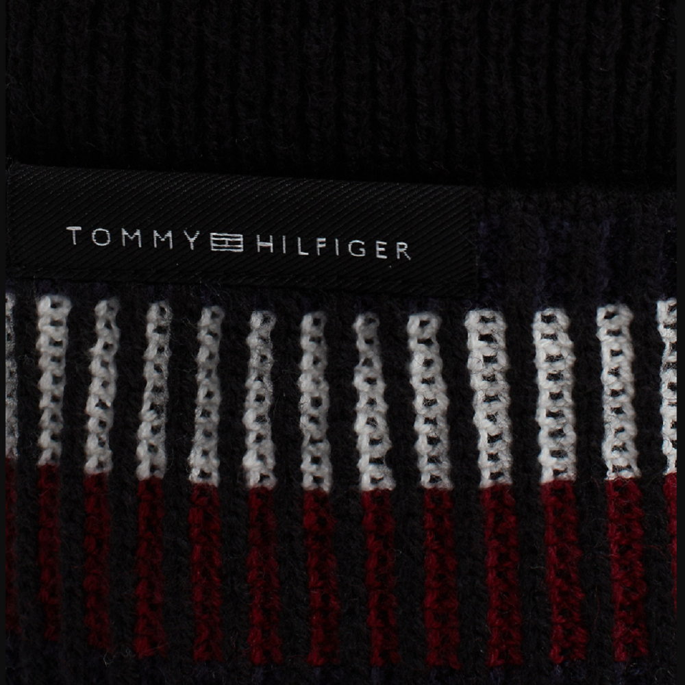 TOMMY HILFIGER</br>Ανδρικός Σκούφος Μαύρο Μάλλινο TH Corporate Love Wool Blend Beanie AM0AM12751-BDS Tommy Hilfiger TOMMY HILFIGER</br>Ανδρικός Σκούφος Μαύρο Μάλλινο TH Corporate Love Wool Blend Beanie AM0AM12751-BDS Tommy Hilfiger