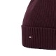 TOMMY HILFIGER</br>Tommy Hilfiger TH Flag Pima Cotton Cashmere Beanie AM0AM12796-0KA Ανδρικός Σκούφος Μπορντώ