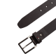 TOMMY HILFIGER</br>Ανδρική Ζώνη Καφέ Δέρμα Leather Square Buckle Belt AM0AM12819-0HD Tommy Hilfiger