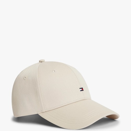 Tommy Hilfiger Flag Embroidery 6 Panel Baseball Cap AM0AM13008-ACI Ανδρικό Καπέλο Μπεζ