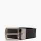 TOMMY HILFIGER</br>Tommy Hilfiger Flag Rectangular Buckle Reversible Leather Belt AM0AM13012-0HD Ανδρική Ζώνη Διπλής Όψεως Καφέ/Μαύρο Δέρμα
