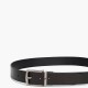TOMMY HILFIGER</br>Tommy Hilfiger Flag Rectangular Buckle Reversible Leather Belt AM0AM13012-0HD Ανδρική Ζώνη Διπλής Όψεως Καφέ/Μαύρο Δέρμα