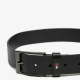 TOMMY HILFIGER</br>Ανδρική Ζώνη Μαύρο Δέρμα Leather Square Buckle Belt AM0AM13016-BDS Tommy Hilfiger