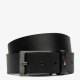 TOMMY HILFIGER</br>Ανδρική Ζώνη Μαύρο Δέρμα Leather Square Buckle Belt AM0AM13016-BDS Tommy Hilfiger