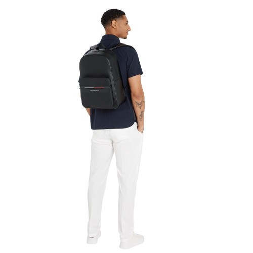 Ανδρική Τσάντα Backpack Μαύρο AM0AM13195-BDS Tommy Hilfiger Ανδρική Τσάντα Backpack Μαύρο AM0AM13195-BDS Tommy Hilfiger