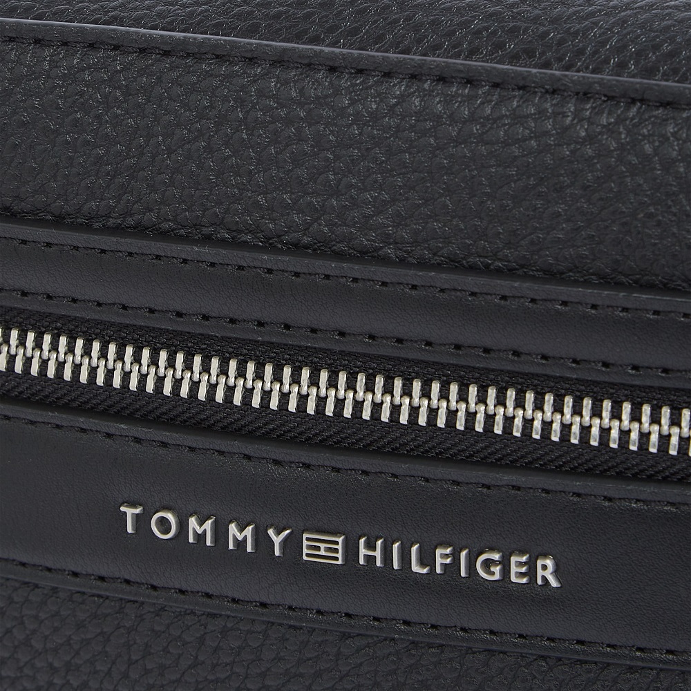 TOMMY HILFIGER</br>Ανδρική Τσάντα Crossbody Μαύρο TH Central Mini Reporter Bag AM0AM13204-BDS Tommy Hilfiger
