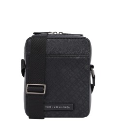 Ανδρική Τσάντα Crossbody Μαύρο TH Monogram Mini Reporter Bag AM0AM13210-BDS Tommy Hilfiger
