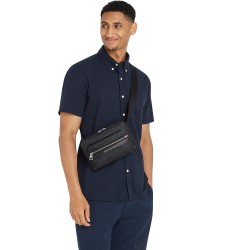 Ανδρική Τσάντα Μέσης Μαύρο TH Central Bumbag AM0AM13352-BDS Tommy Hilfiger