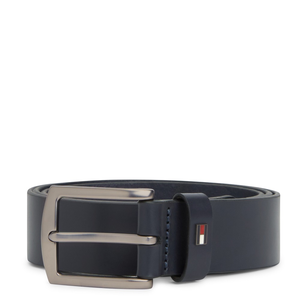 TOMMY HILFIGER</br>Tommy Hilfiger Leather Square Belt AM0AM13536-DW6 Ανδρική Ζώνη Μπλε Δέρμα TOMMY HILFIGER</br>Tommy Hilfiger Leather Square Belt AM0AM13536-DW6 Ανδρική Ζώνη Μπλε Δέρμα