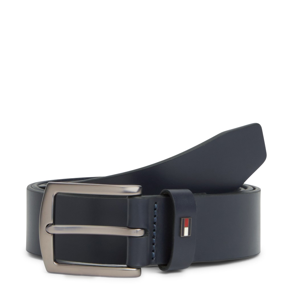 TOMMY HILFIGER</br>Tommy Hilfiger Leather Square Belt AM0AM13536-DW6 Ανδρική Ζώνη Μπλε Δέρμα TOMMY HILFIGER</br>Tommy Hilfiger Leather Square Belt AM0AM13536-DW6 Ανδρική Ζώνη Μπλε Δέρμα