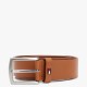 TOMMY HILFIGER</br>Ανδρική Ζώνη Ταμπά Δέρμα Leather Square Belt AM0AM13536-GB8 Tommy Hilfiger