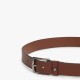 TOMMY HILFIGER</br>Tommy Hilfiger Leather Square Belt AM0AM13536-GVI Ανδρική Ζώνη Ταμπά Δέρμα