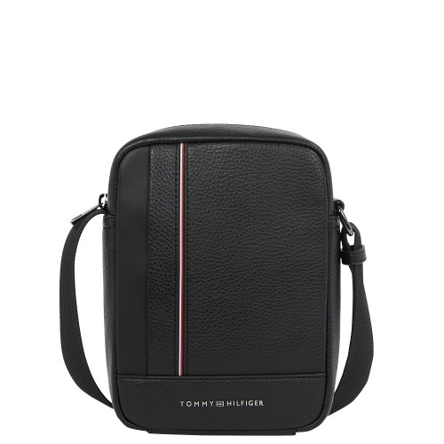 Tommy Hilfiger TH Central Mini Reporter Bag AM0AM13632-BDS Ανδρική Τσάντα Crossbody Μαύρο