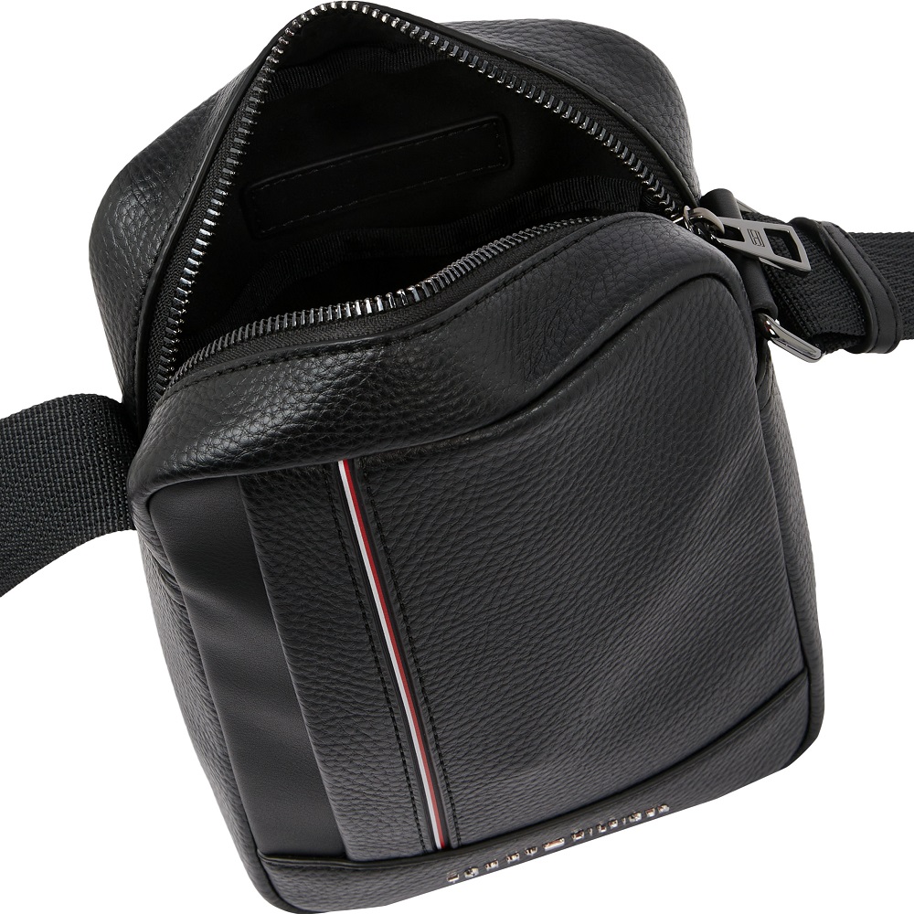TOMMY HILFIGER</br>Tommy Hilfiger TH Central Mini Reporter Bag AM0AM13632-BDS Ανδρική Τσάντα Crossbody Μαύρο TOMMY HILFIGER</br>Tommy Hilfiger TH Central Mini Reporter Bag AM0AM13632-BDS Ανδρική Τσάντα Crossbody Μαύρο