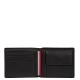 TOMMY HILFIGER</br>Tommy Hilfiger Corporate Leather Flap Bifold Wallet AM0AM13741-BDS Ανδρικό Πορτοφόλι Μαύρο Δέρμα