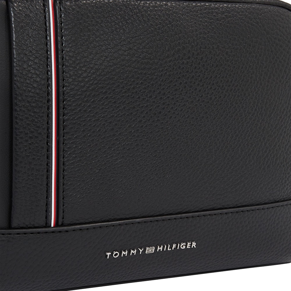 TOMMY HILFIGER</br>Tommy Hilfiger TH Central Pouch AM0AM13790-BDS Ανδρική Τσάντα Χειρός Μαύρο TOMMY HILFIGER</br>Tommy Hilfiger TH Central Pouch AM0AM13790-BDS Ανδρική Τσάντα Χειρός Μαύρο