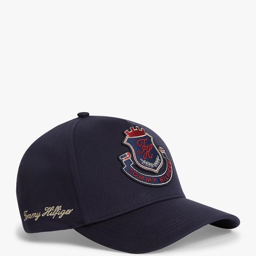 Tommy Hilfiger Heritage Logo Embroidery Baseball Cap AM0AM14104-DW6 Ανδρικό Καπέλο Μπλε