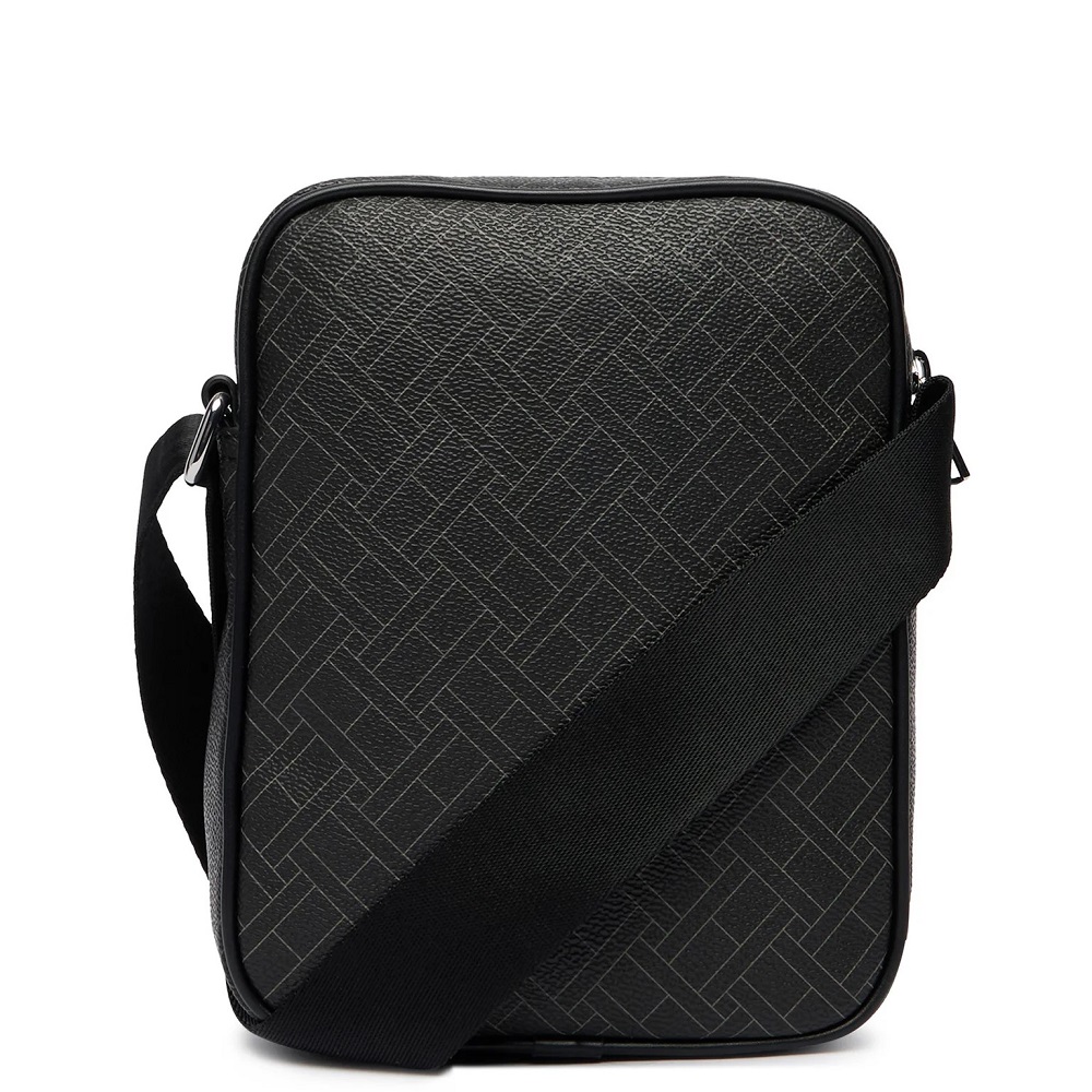 TOMMY HILFIGER</br>Tommy Hilfiger TH Monogram Mini Reporter Bag AM0AM14138-BDS Ανδρική Τσάντα Crossbody Μαύρο