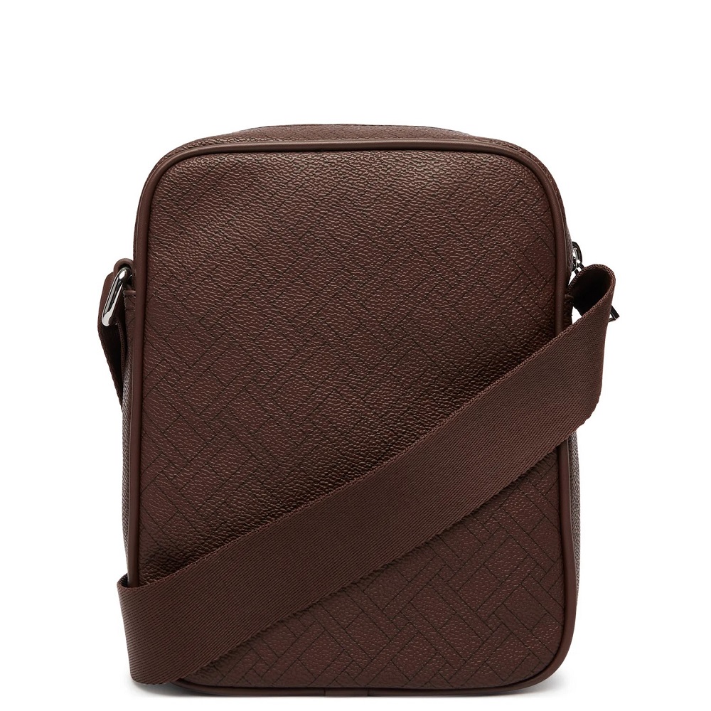TOMMY HILFIGER</br>Tommy Hilfiger TH Monogram Mini Reporter Bag AM0AM14138-GB6 Ανδρική Τσάντα Crossbody Καφέ