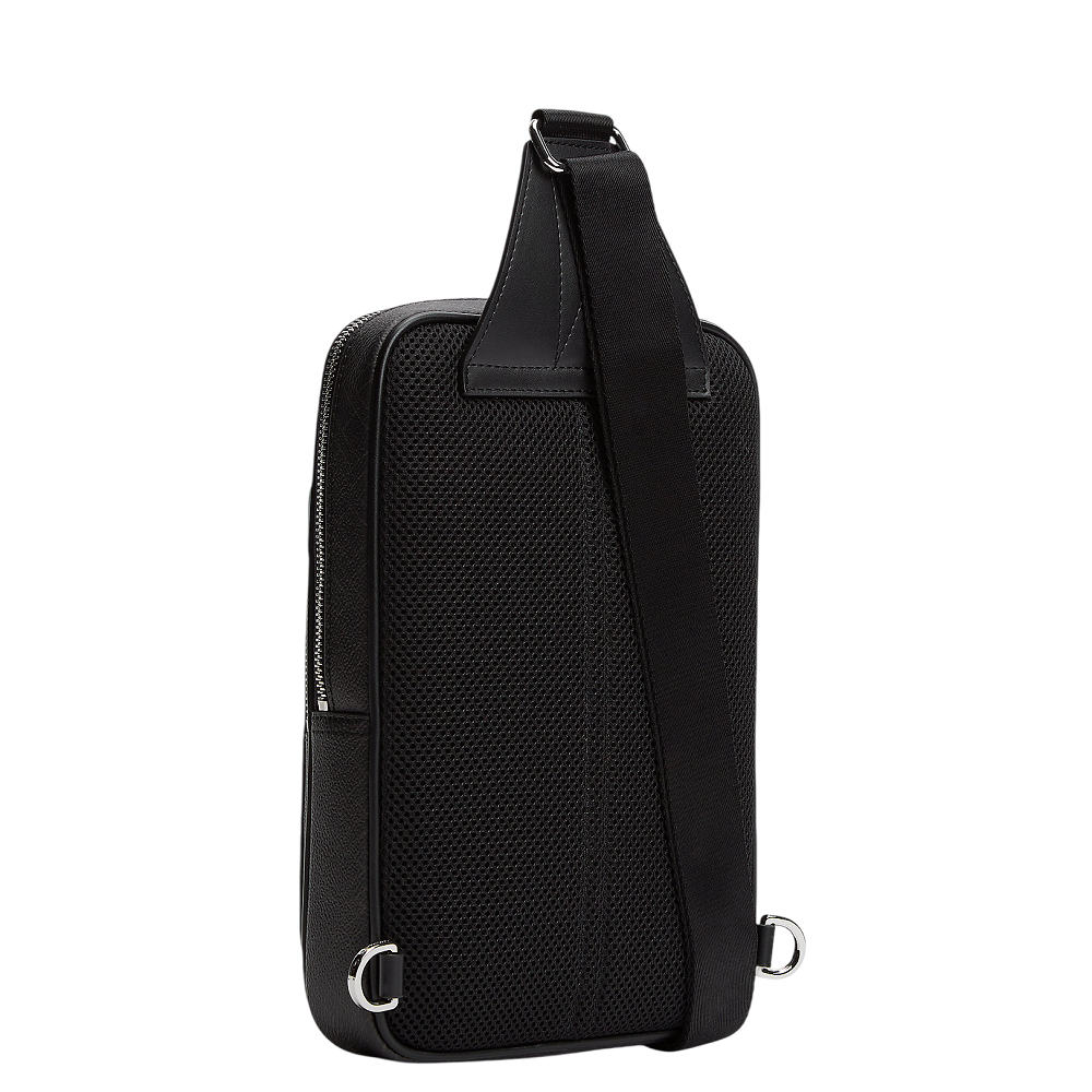 TOMMY HILFIGER</br>Tommy Hilfiger TH Flag Monogram Slingpack AM0AM14140-BDS Ανδρική Τσάντα Sling Μαύρο