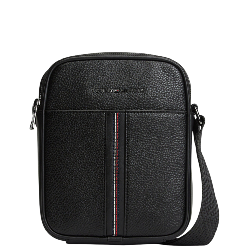 Tommy Hilfiger TH Central Mini Reporter Bag AM0AM14168-BDS Ανδρική Τσάντα Crossbody Μαύρο