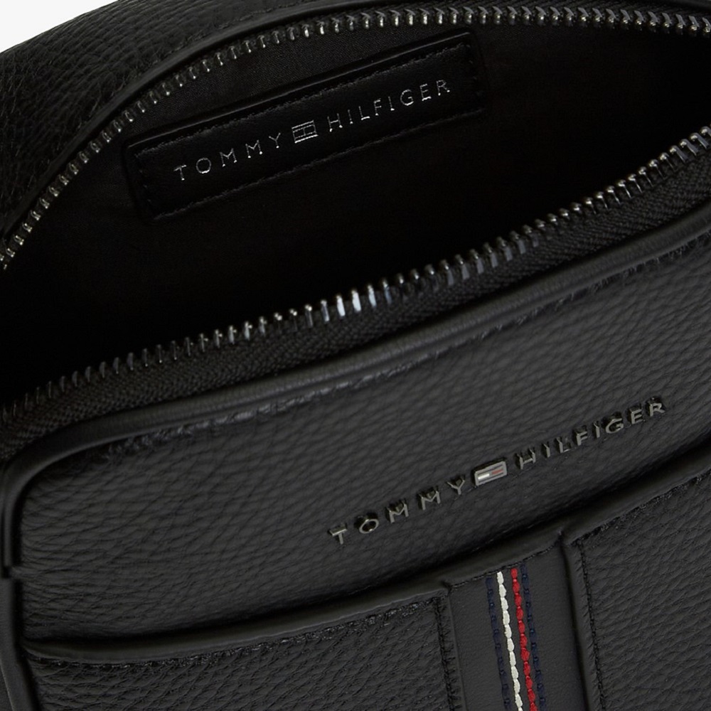 TOMMY HILFIGER</br>Tommy Hilfiger TH Central Mini Reporter Bag AM0AM14168-BDS Ανδρική Τσάντα Crossbody Μαύρο