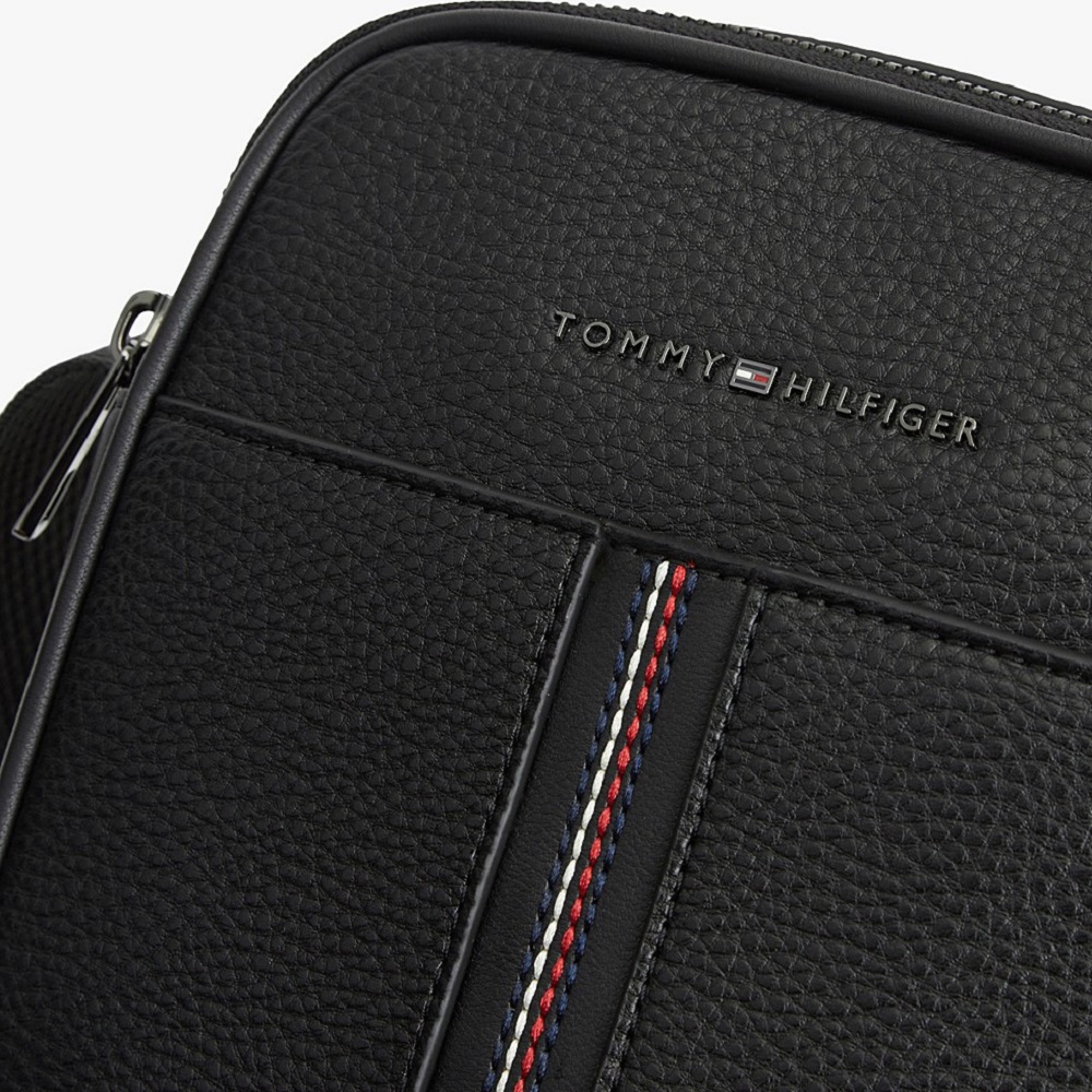 TOMMY HILFIGER</br>Tommy Hilfiger TH Central Mini Reporter Bag AM0AM14168-BDS Ανδρική Τσάντα Crossbody Μαύρο