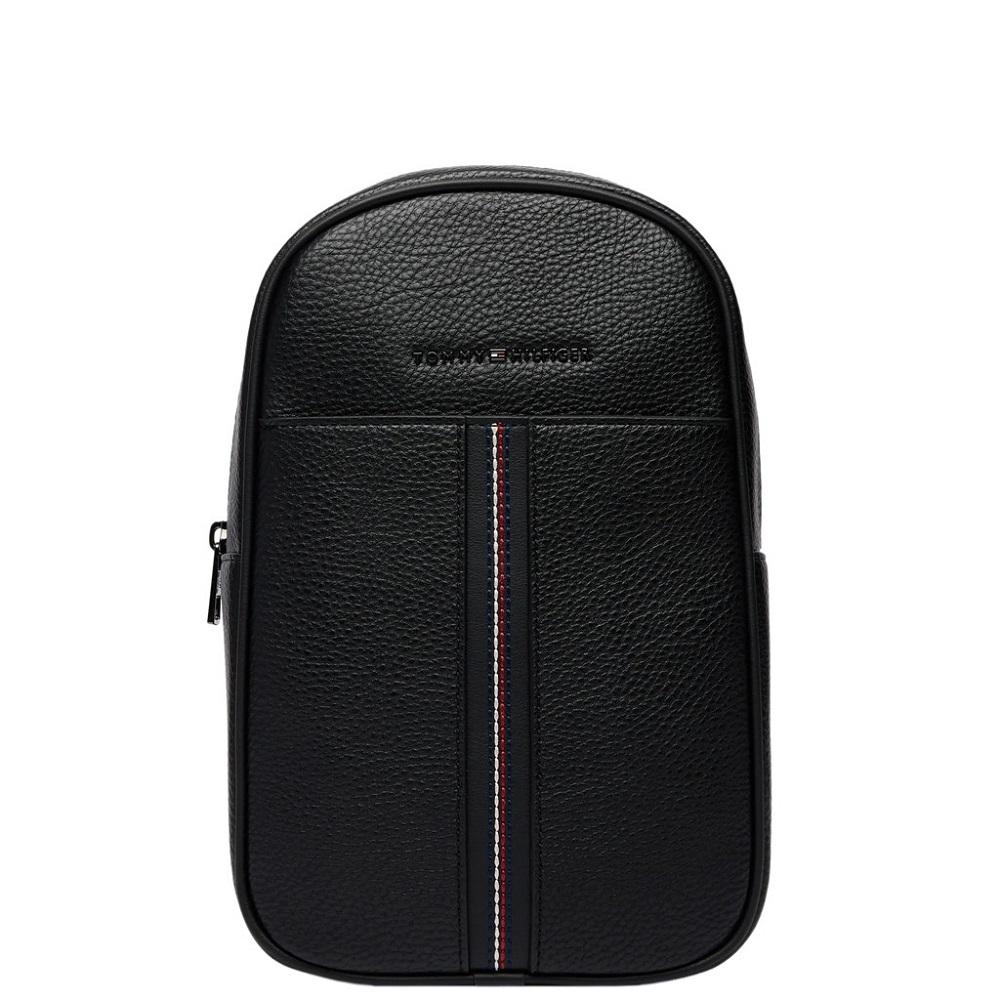 TOMMY HILFIGER</br>Tommy Hilfiger TH Central Slingpack AM0AM14170-BDS Ανδρική Τσάντα Sling Μαύρο
