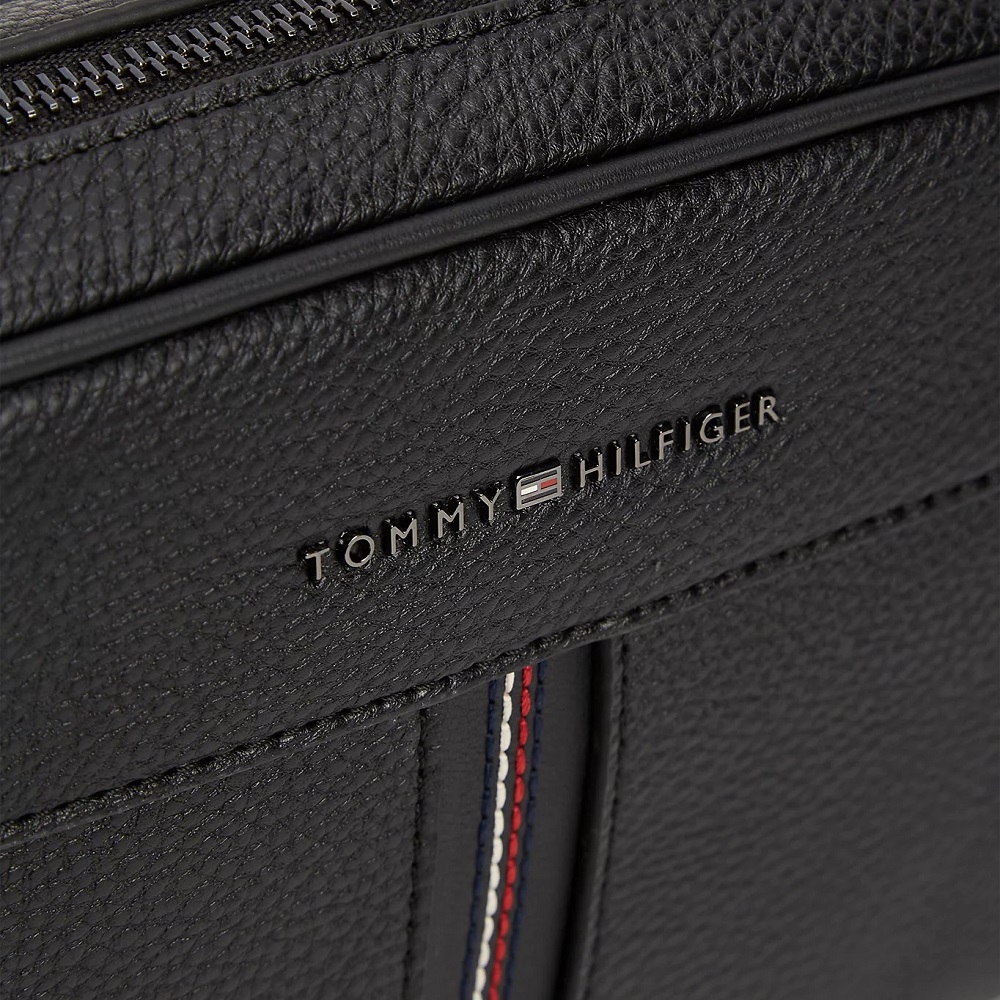 TOMMY HILFIGER</br>Tommy Hilfiger TH Central Pouch AM0AM14173-BDS Ανδρική Τσάντα Χειρός Μαύρο