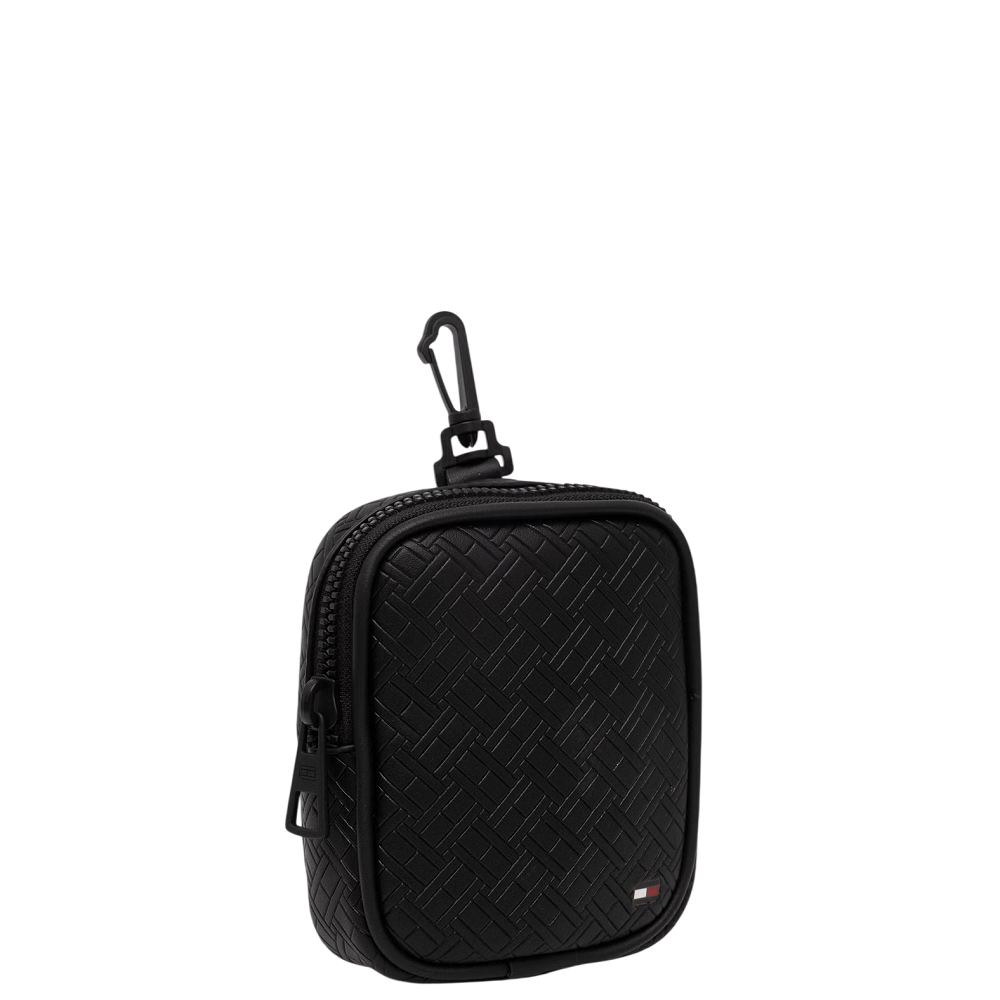 TOMMY HILFIGER</br>Tommy Hilfiger TH Embossed Flag Modular Reporter Bag AM0AM14192-BDS Ανδρική Τσάντα Crossbody Μαύρο