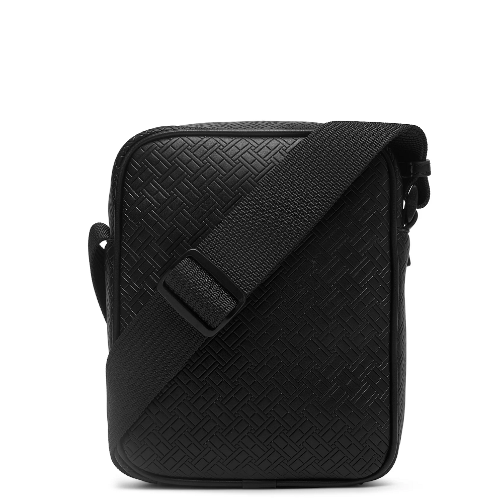 TOMMY HILFIGER</br>Tommy Hilfiger TH Embossed Flag Mini Reporter Bag AM0AM14193-BDS Ανδρική Τσάντα Crossbody Μαύρο