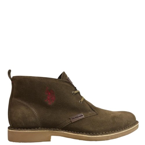Ανδρικά Μποτάκια Χακί Suede AMADEUS13-SUEDE-MILG U.S. Polo Assn. Ανδρικά Μποτάκια Χακί Suede AMADEUS13-SUEDE-MILG U.S. Polo Assn.