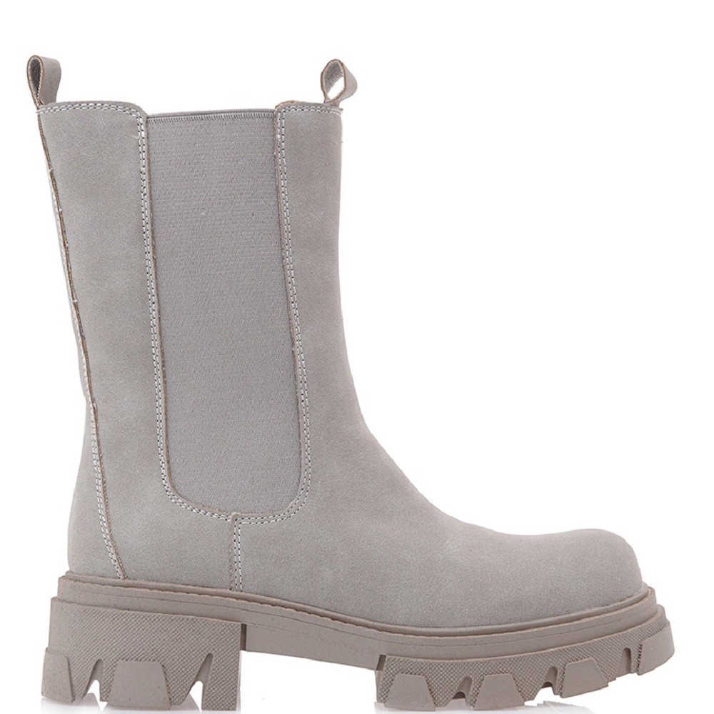 EXE</br>Γυναικεία Μποτάκια Γκρι Nubuck AMBER-533 Exe