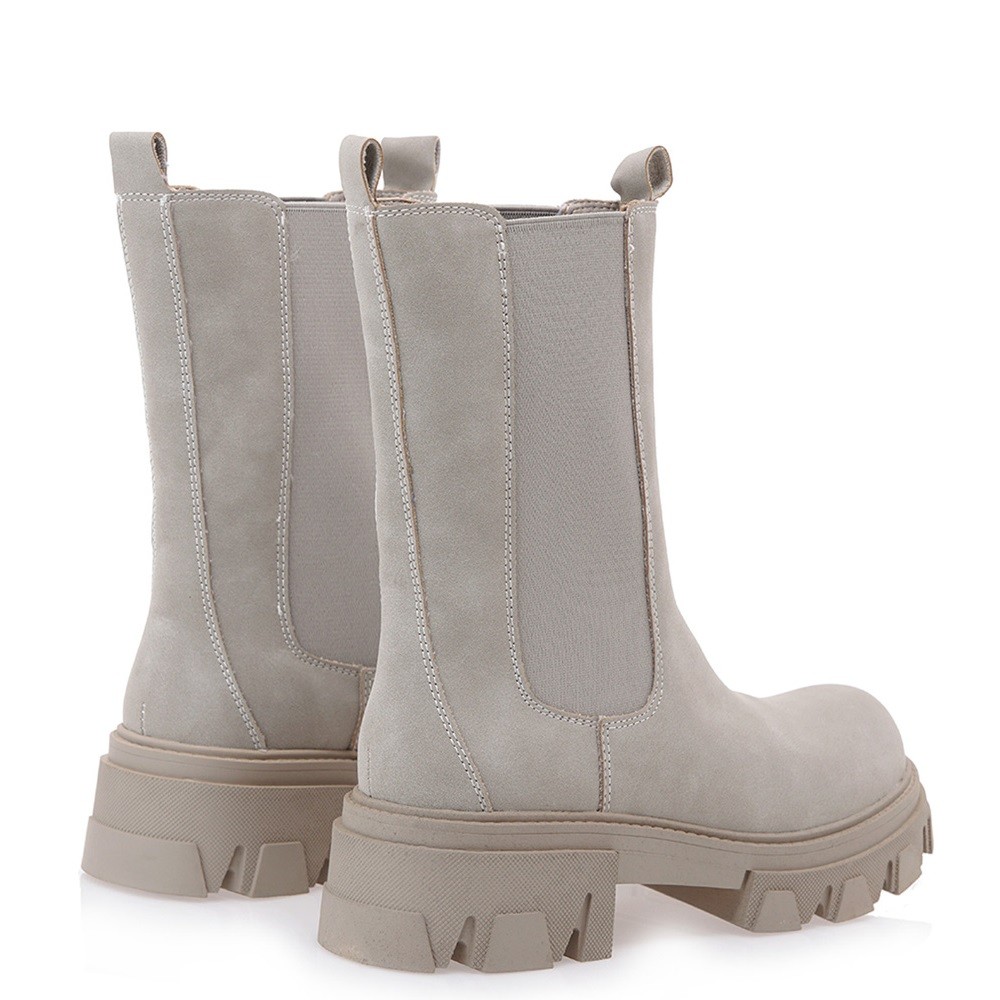 EXE</br>Γυναικεία Μποτάκια Γκρι Nubuck AMBER-533 Exe