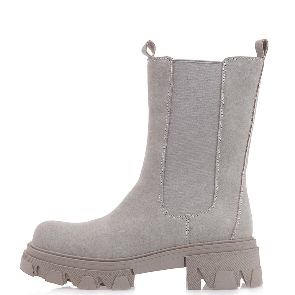EXE</br>Γυναικεία Μποτάκια Γκρι Nubuck AMBER-533 Exe